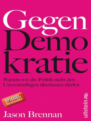 cover image of Gegen Demokratie